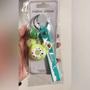 Green and Blue Sweet Keychain Set